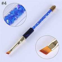 1Pc Gradient Nail Liner Painting Brush Pen Multi Size UV Gel Cat Eye Rhinestone Handle Manicure Nail Art Brush Tool