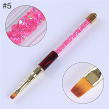 1Pc Gradient Nail Liner Painting Brush Pen Multi Size UV Gel Cat Eye Rhinestone Handle Manicure Nail Art Brush Tool