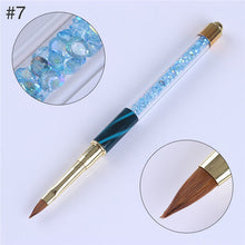 1Pc Gradient Nail Liner Painting Brush Pen Multi Size UV Gel Cat Eye Rhinestone Handle Manicure Nail Art Brush Tool
